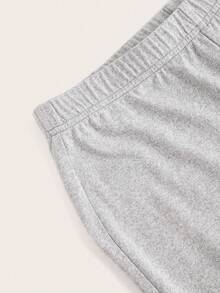 SHEIN EZwear 3件套女士高腰紧身喇叭裤套装，适合春、秋、冬三季穿着。 - 彩色 - 查看 3
