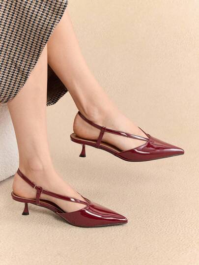 Rosivie Women's Pointed Toe Elegant Daily Versatile Fashion High Heels