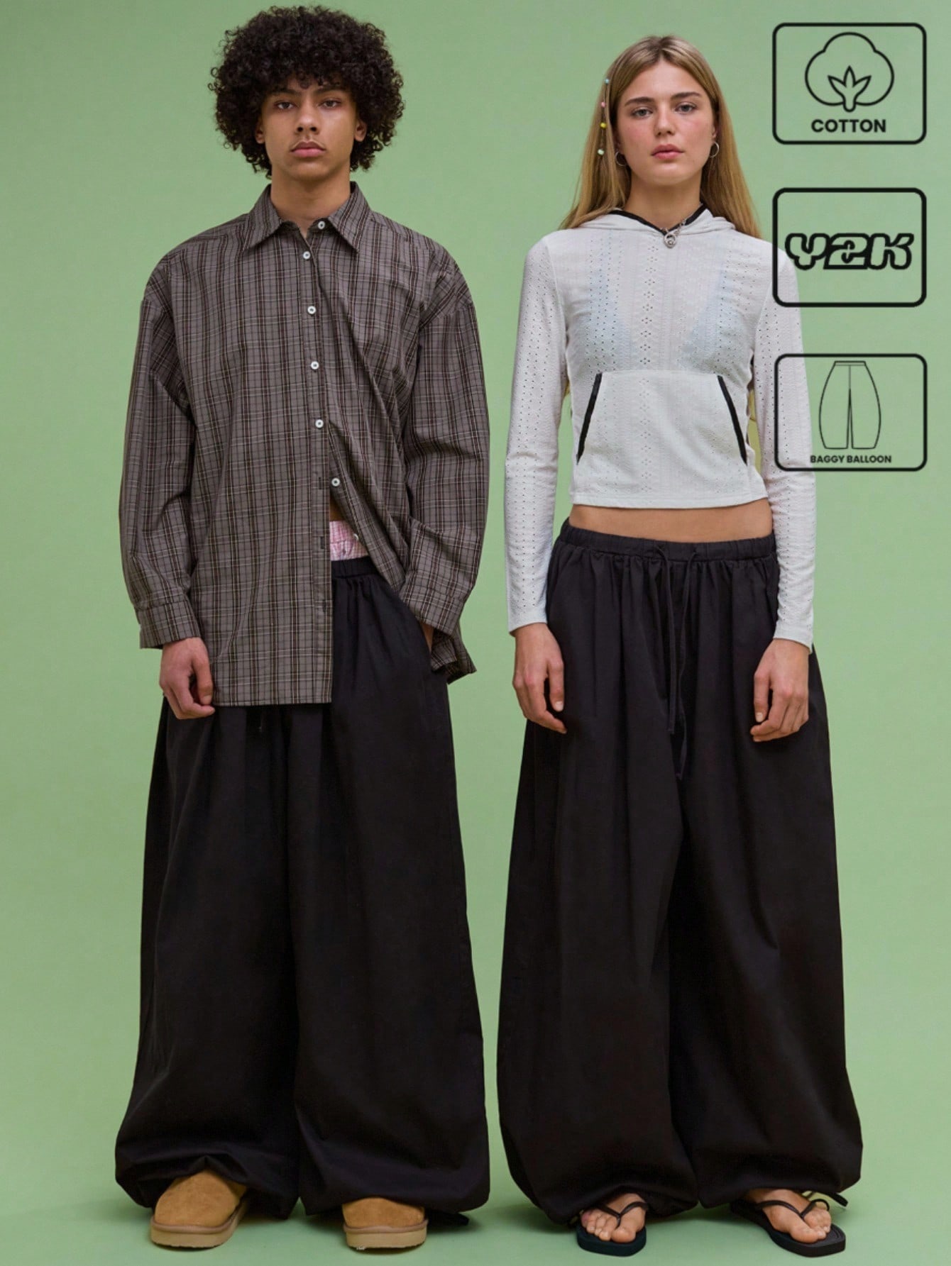 Baggy balloon trousers