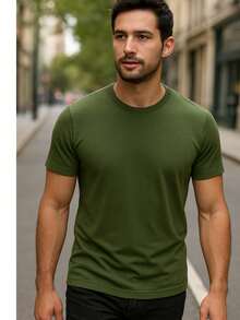 Men Shirts - Army Green - View 3
