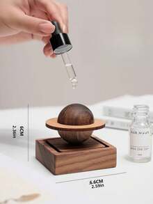 MINKOJA 1个大容量木质车载香薰机，可调节香薰夹，适用于家庭办公室装饰，现代星球设计，精油空气清新剂，持久留香，香氛扩散器摆件，男女皆宜，父亲节、生日礼物，汽车配件，热门香氛 - 彩色 - 查看 4