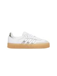 Sambae Women's Shoes Cloud White / Silver Metallic / Gum JS3943 - White/Silver - View 1