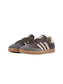Adidas Samba OG Men's Sneakers Brown/Putty Grey/Gold Metallic ID1481 - 棕色/灰褐色/金色金屬色 - 查看 4
