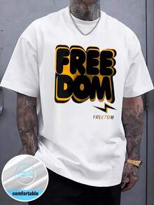 Moda nuevos modelos hombre camiseta manga corta diseño versátil suéter casual camiseta cuello redondo hombre tops - Blanco - Ver 1