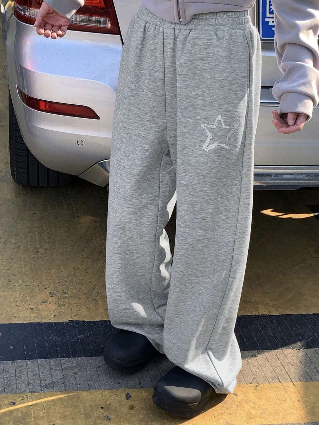 Women's Outdoor Casual Star Pattern Sports Pants, Autumn/Winter