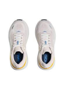 Hoka Bondi 9 Women's Running Shoes White / Grout 1162012 - White/Grout - 查看 2