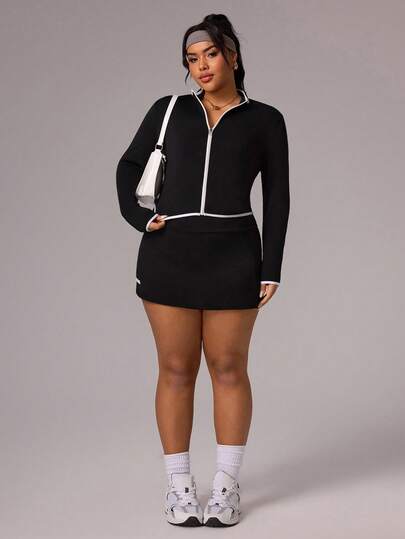 Rhythm Era Chaqueta deportiva para mujer de talla grande Rhythm Era para exteriores, correr, senderismo, gimnasio