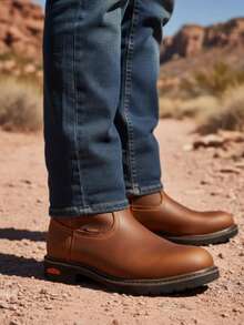 Bota Rogeri Tipo Establo 1000 Hombre Uso Rudo - Cobre - Ver 1