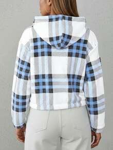 Women Faux Fur Coats - Blue - View 2