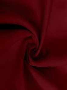 GlowEve CURVE Plus Size Elegant Button Decor Sleeveless Dress, Summer - Burgundy - View 4