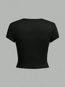 Women T-Shirts - Blanco / Negro - View 3