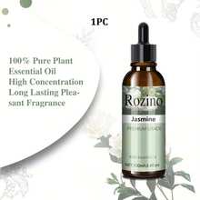 1/2PCS 100ml Jasmine Essential Oil - 100% Pure Plant Extract, Hypoallergenic, Suitable For Massage, Showering, Skincare, Facial Care, Body Care, Nail Care, Hair And Eyelash Care, Suitable For All Skin Types, Natural Skincare | Soothing Aroma | Hypoallergenic Oil - Multicolor - View 3
