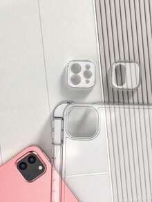 1个三折式全透明iPad保护壳，超薄支架防震防摔笔槽，适用于iPad Mini 4/5/6、9.7/10.2/10.5英寸、Air 4/5/6/7、第十/十一代、Pro 11英寸、Air 11(M2)、Air 13和Pro 11(M4)等型号。高透明度透明后盖，方便DIY个性化定制 - 灰紫色 - 淺灰紫 - 查看 9