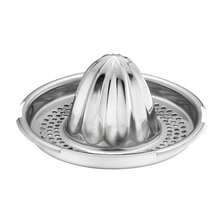 1pc Stainless Steel Lemon Squeezer, Juicer With Bowl Container For Oranges Lemons Fruit, Portable Orange Juicer, Kitchen Tools - Silver - View 4