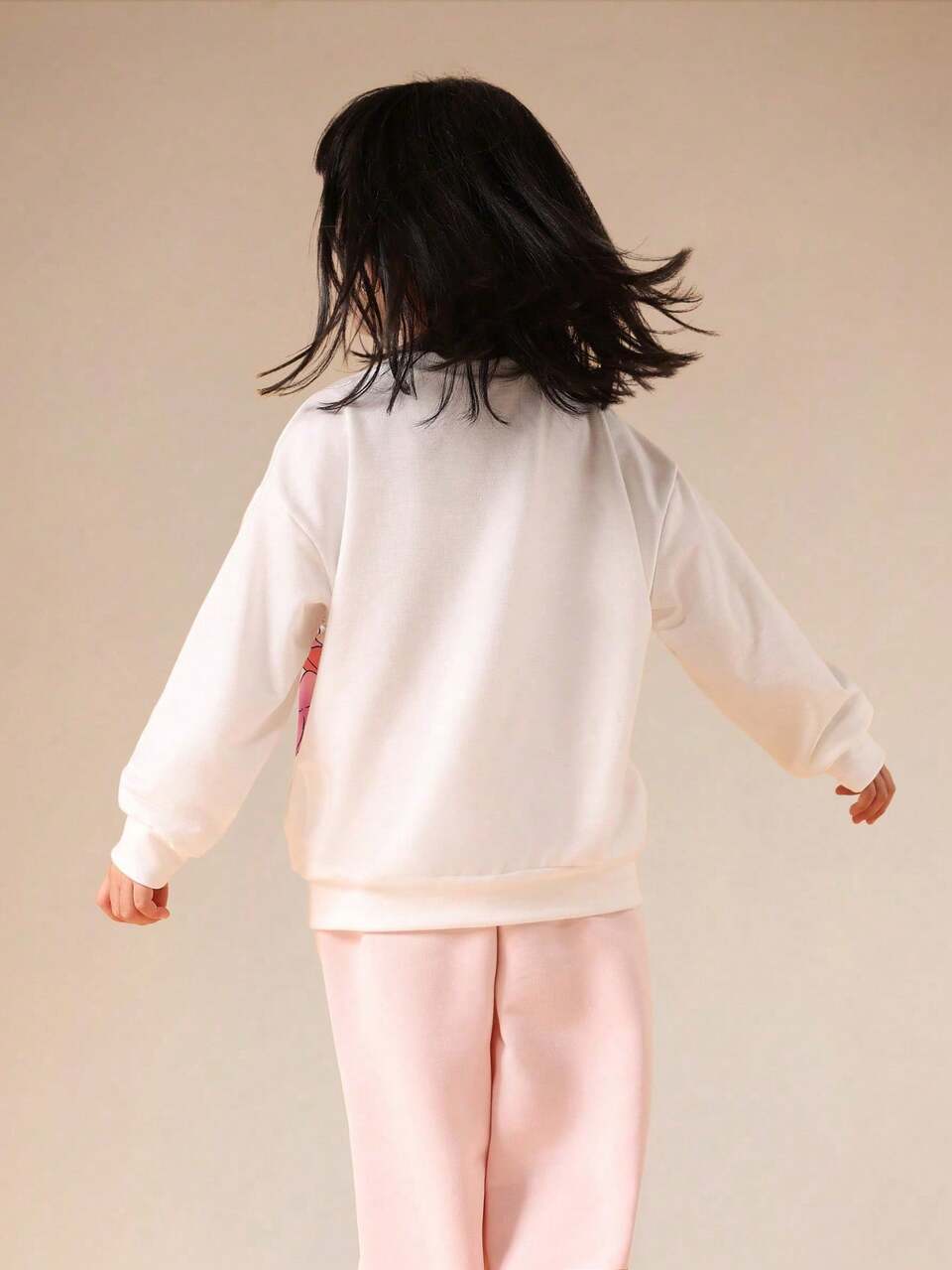 Cute Bunny Character Long Sleeve Sweatshirt