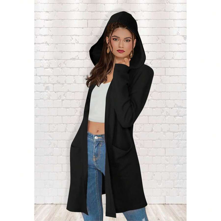 Ensamble Casual de Mujer con Gorro Modelo Unakita Marrca Dulcccinea - Negro - Ver 1