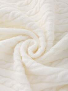 Franclia 女士休闲连帽长袖扭结针织衫，秋冬款