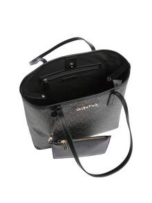 Valentino Women's Easy To Clean Versatile Lightweight Shopping Commuting Daily Black VBS8GT01-136 - Black/Dark Brown/Black - View 4