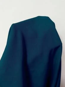 Rafferiza 时尚百搭约会派对吊带喇叭连衣裙，适合秋冬季女性 - 湖藍色 - 查看 7