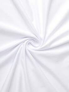 ‌Camiseta de manga corta para mujer, holgada y versátil, con estampado divertido, ideal para vacaciones, trabajo y uso diario - Blanco - Ver 4