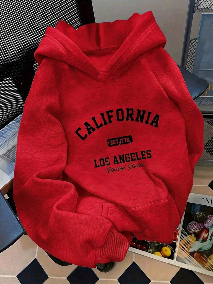 Women Sweatshirts - Red - View 1