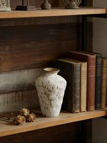 Cirelle Jarrón de cerámica Wabi Sabi - Cerámica rústica hecha a mano para flores secas, decoración del hogar y del hotel Zen - Multicolor - Ver 12