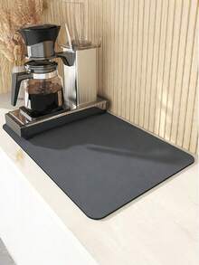 Kitchen * Restaurant * Water Absorbent Anti Slip Mat, Kitchen Sink And Dish Drain Mat, Soft Diatomaceous Earth Plate Drying Mat, Kitchen Counter Anti Slip Drainage Mat, High-Quality Coffee Machine Mat, Easy To Clean, Food Contact Safety, Durable - Multicolor - View 11