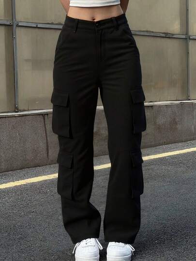 Pantalones Cargo de Corte Relajado: Versátiles para Combinaciones de Estilo Casual
