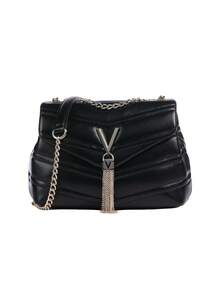 Valentino Privilege Imitation Leather Women Shoulder Bag Black - Black - View 1