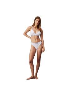 Calvin Klein Women's Triangle Bra - White - View 2