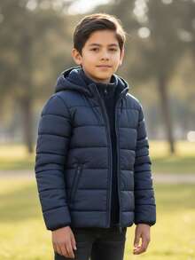 Tween Boys Coats - MARINO - View 2