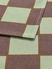 Khăn trải bàn kiểu Bắc Âu đơn giản, họa tiết kẻ caro xanh lá cây (1/2/4 chiếc), thích hợp cho bàn ăn, quán cà phê, sân hiên ngoài trời vào mùa xuân, ban công và trang trí dã ngoại trong vườn. Chất liệu giả vải lanh dày dặn, kết cấu tinh tế, thích hợp cho mọi mùa, có thể giặt, là món quà lý tưởng. Kích thước 30x45cm. - màu xanh lá - Xem 3