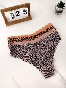 10 piezas/paquete - Bragas sin costuras con borde ondulado para mujeres, tela cómoda y sexy amigable con la piel, bragas sin costuras para damas - Conjunto de diez piezas - Ver 6