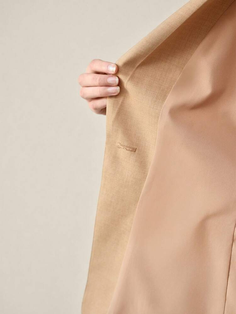 PEAK COLLAR LOOSE FIT WAISTCOAT, CASUAL COMMUTER WEAR