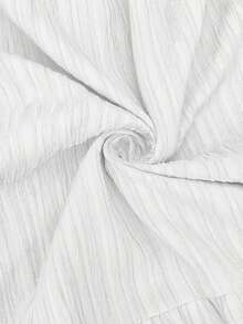 Maternity Solid Color Bowknot Decor Cami Dress - White - View 8