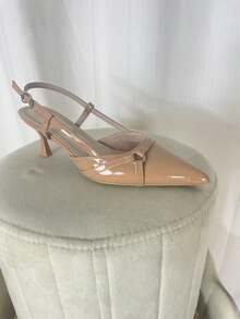 CUCCOO BIZCHIC Women's Elegant Commuter White Stiletto High Heel Pumps - nude - View 9