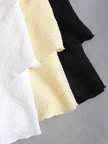 Sweetra Đầm ngắn dáng xòe, eo nhún, chân váy xòe, chất liệu jacquard, thời trang đi biển, thích hợp cho nữ, phù hợp cho kỳ nghỉ. - Nhiều màu - Xem 8