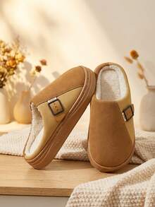女士家居拖鞋 - 卡其色 - 查看 1
