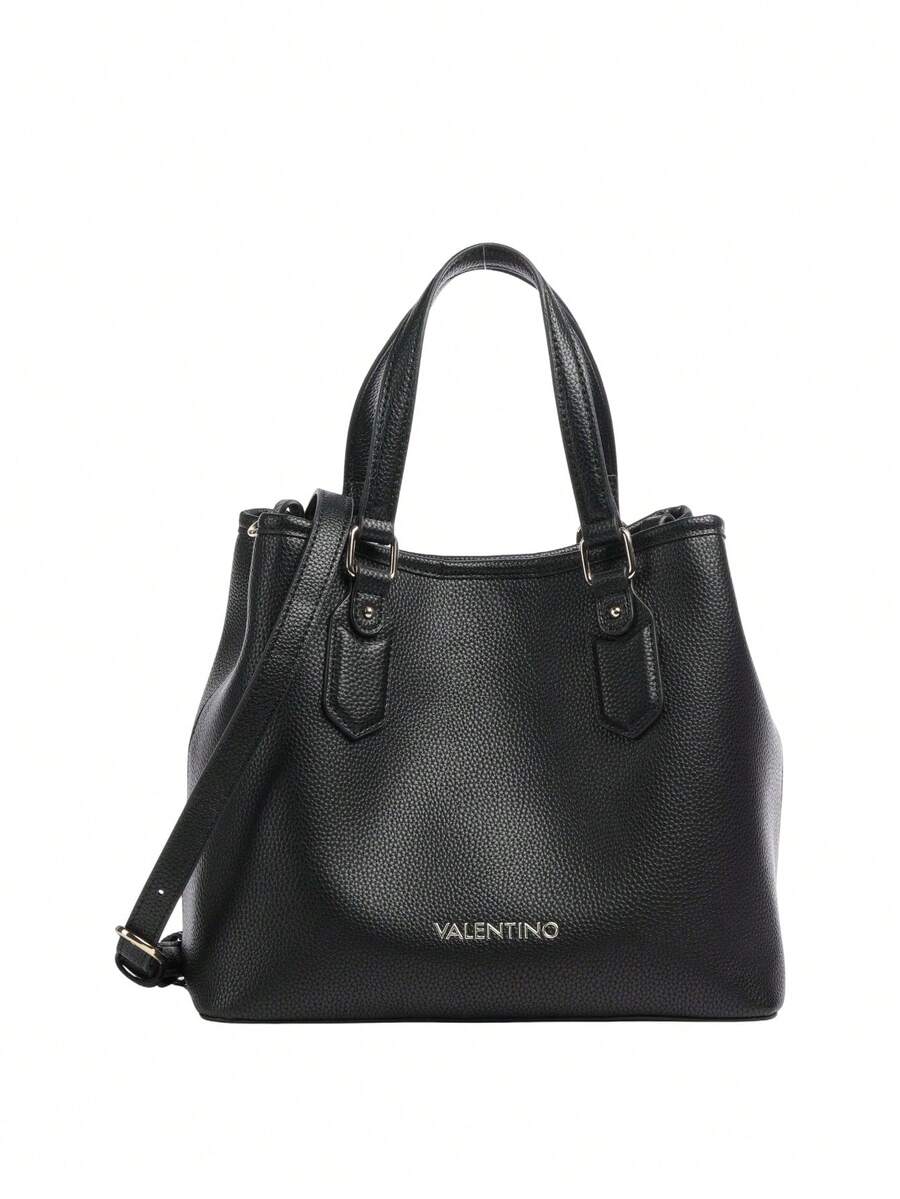 Valentino Brixton Imitation Leather Women Handbag Black - Svart - Visa 1