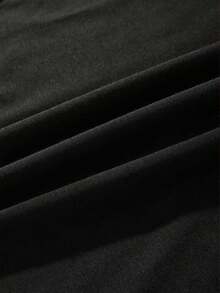 女士圆领短袖创意汽车图案夏季休闲T恤 - 黑色 - 查看 5