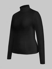 SHEIN Essnce 2 Áo thun cỡ lớn - Màu be - Xem 5