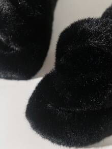 Solecia 女士毛绒休闲保暖家居拖鞋