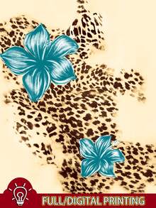 Lalippa Women's Digital Print Positioning Burn-Out Camisole - Multicolor - View 6