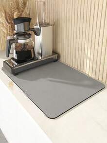 Kitchen * Restaurant * Water Absorbent Anti Slip Mat, Kitchen Sink And Dish Drain Mat, Soft Diatomaceous Earth Plate Drying Mat, Kitchen Counter Anti Slip Drainage Mat, High-Quality Coffee Machine Mat, Easy To Clean, Food Contact Safety, Durable - Multicolor - View 12