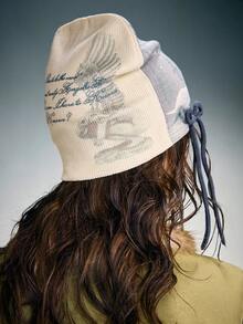 ROMWE Anime Women Beanie Hat - Grey - View 5