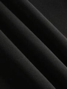 Sudadera para mujer estampado telaraña cuello redondo y puños estampado  calientita para el  invierno otoño primavera - Negro - Ver 3
