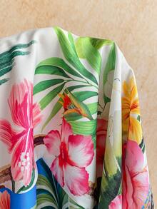 Soleia 热带印花迷你连衣裙，适合度假穿着 - 彩色 - 查看 7