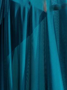 Swim Shayni 1pc Women's Full Coverage Metallic Starfish Maxi Dress Burkini Set - Green - View 6