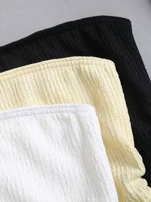 Sweetra Đầm ngắn dáng xòe, eo nhún, chân váy xòe, chất liệu jacquard, thời trang đi biển, thích hợp cho nữ, phù hợp cho kỳ nghỉ. - Nhiều màu - Xem 4