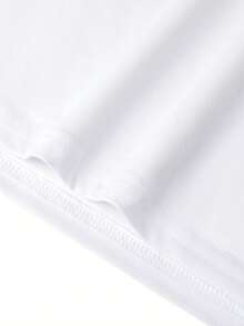 ‌Camiseta de manga corta para mujer, holgada y versátil, con estampado divertido, ideal para vacaciones, trabajo y uso diario - Blanco - Ver 6